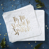 Napkins Gold Foiled (16)