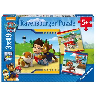 Paw Patrol- Ravensburger 3x49PC Puzzle