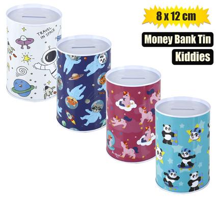 Money Bank Tin assorted