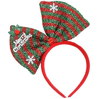 Xmas Headband Bow Asstd