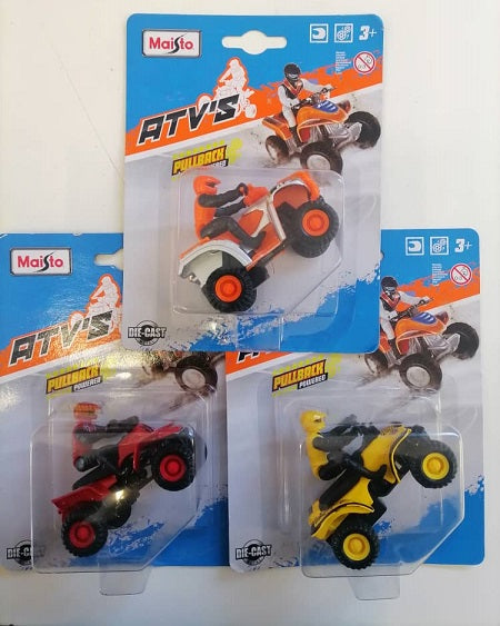 Maisto Dinky Motorbike 7.5cm ATV ass