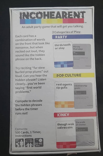 Incohearent Board Game