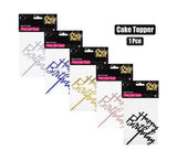 Cake Topper Happy Birthday