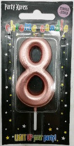 Candle - No 8 Chrome Rose Gold