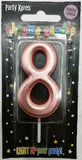 Candle - No 8 Chrome Rose Gold