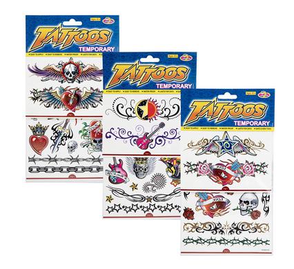 Sticker Tattoo Body Tempory Sheet