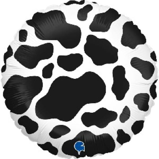 Foil Balloon Deco - Cow Print