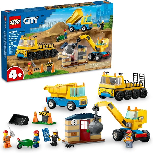 Lego City Construction Trucks &amp; Wreck Ba