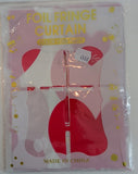 Door Curtain - White with Red Hearts 1x2
