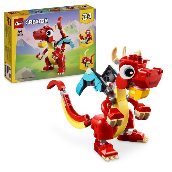 Lego Creator Red Dragon 3 in1