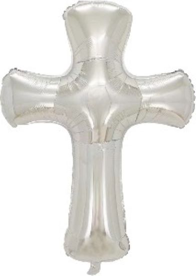 Foil Balloon - Super Shape Cross 75x63cm