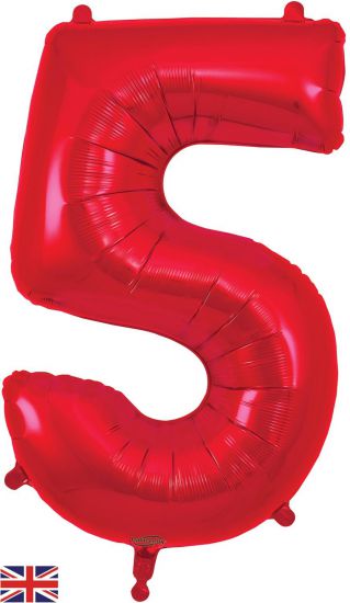 Foil Balloon - SS 5 Red