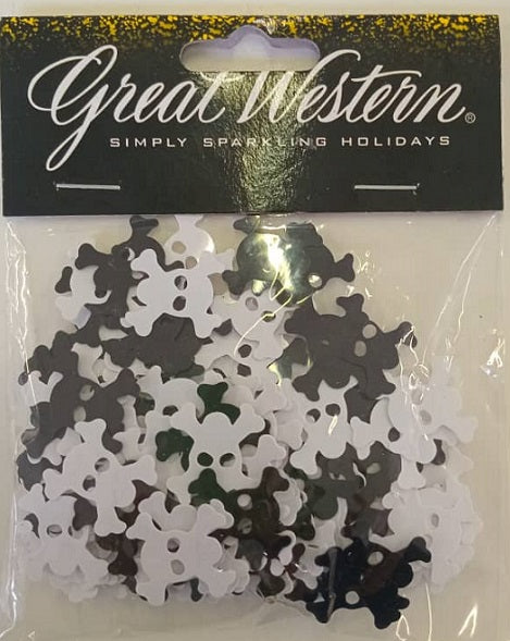 Confetti Skulls blk/wht