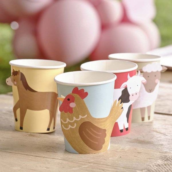 Farm Friends Cups (8)