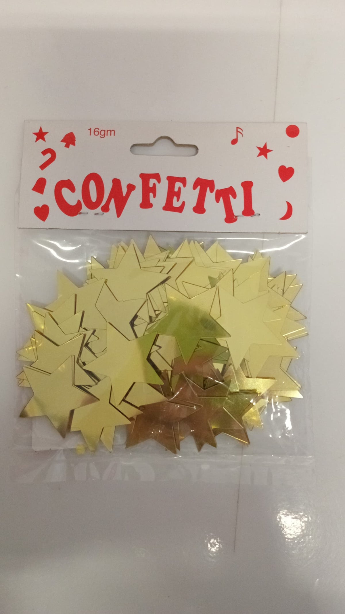 Confetti Stars 30mm Gold 16g