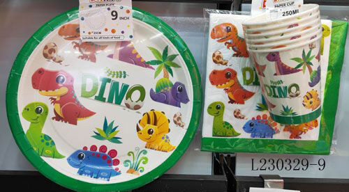 Dinosaur - Plates 23cm (10)