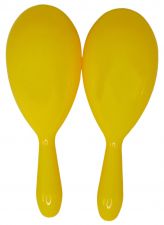 Maracas Plastic 19cm 2pc Yellow