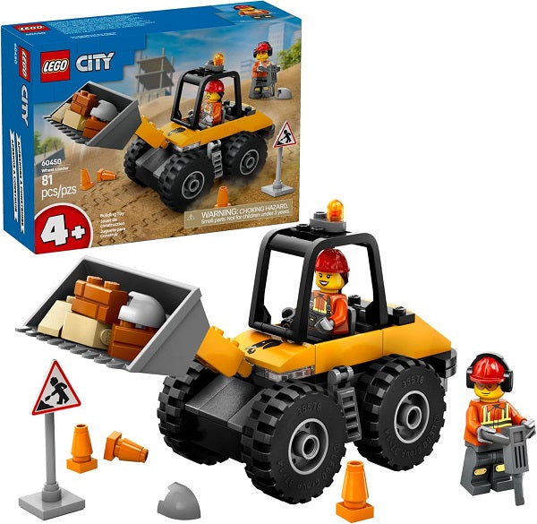 Lego City Yellow Construstion Loader