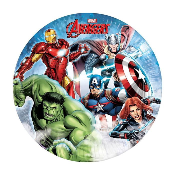 Avengers Infinity Stones - Plates 23cm (8)