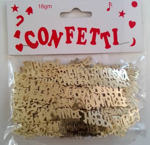 Confetti - Happy Birthday Gold 16g