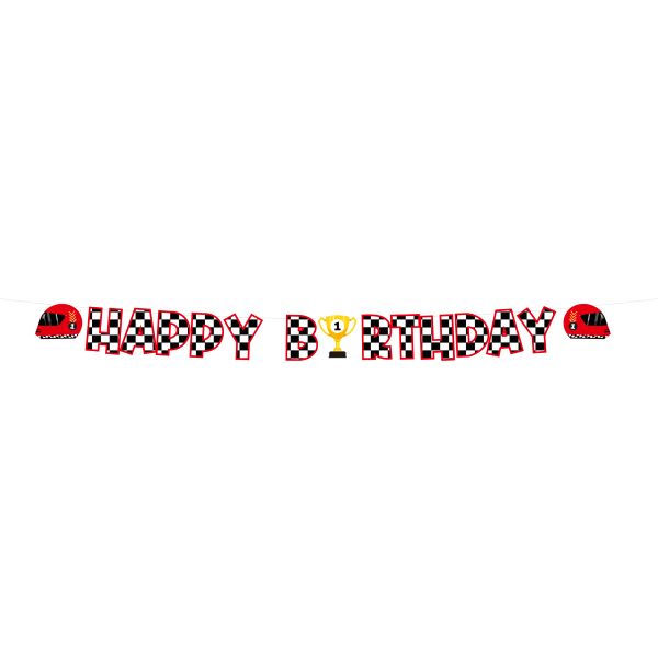 Racing - Letter Banner Happy Birthday