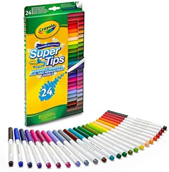 Crayola Supertips Washable Markers (24)