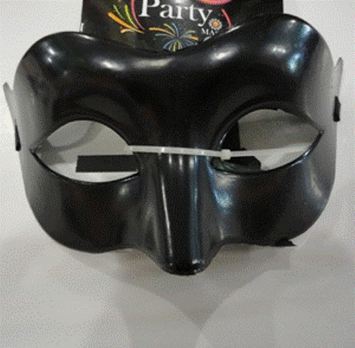 Mask Plain Colour assorted 17x8cm