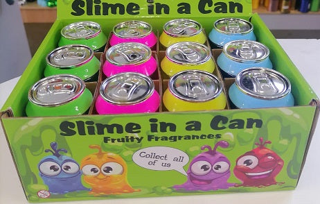 Slime  In A Can Asst 9cm