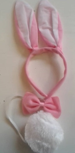 Bunny Set Pink &amp; White