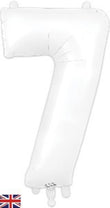Foil Balloon Super Shape 7 Matte White