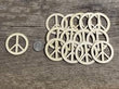 Peace Wood Signs 2cm 10pc