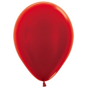 Balloon - Latex Metallic Pearl Red 12 inch