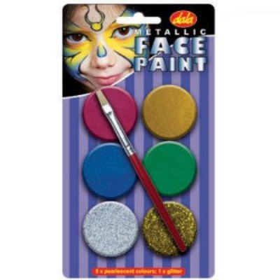 Face Paint - Metallic 6 colour set