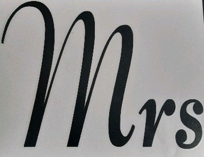 Balloon Sticker - Mrs