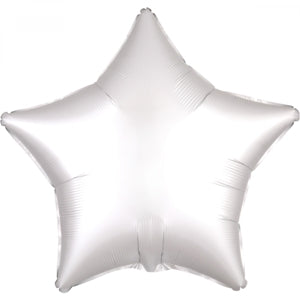 Foil Balloon Satin Luxe White Star