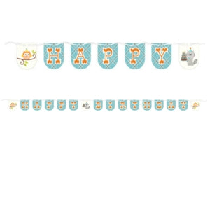Happi Woodlands - Ribbon Banner Happy Birthday 2.13m