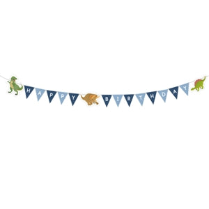 Happy Dinosaur Letter Banner