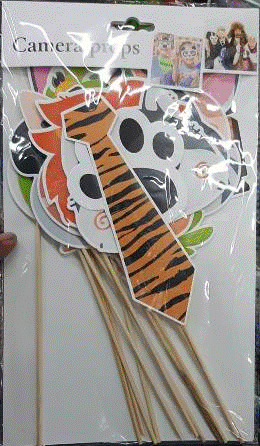 Wild Animals - Photo Props 12pc