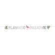 Flamingo Paradise Letter Banner