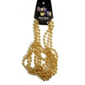 Necklace - Beads 84cm Gold (3)