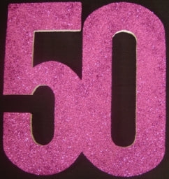 Polystrene 50 30cm Glitter Pink