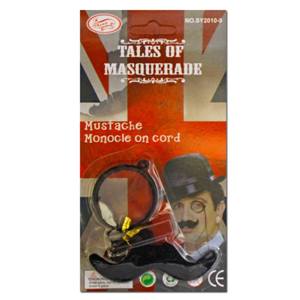 Moustache  & Monocle set