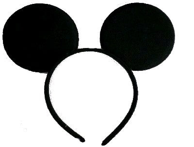 Headpiece Mouse Ears Black