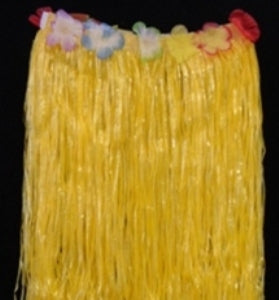 Hula Skirt Yellow 58cm