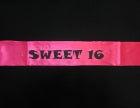 Sash - Sweet 16 Pink