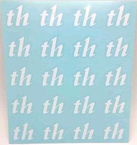 Balloon Sticker - White th