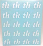 Balloon Sticker - White th