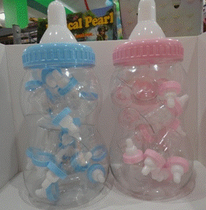 Baby Bottles in Bottle 20 pieces Pink OR Blue