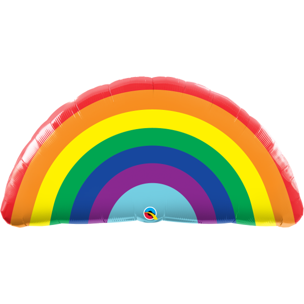 Foil Balloon Super Shape Bright Rainbow 36inch