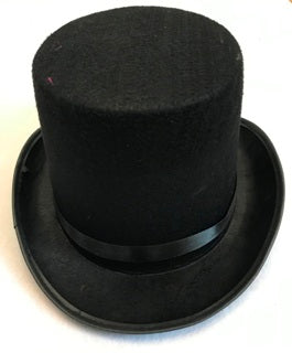 Top Hat Felt Black &amp; Black Band